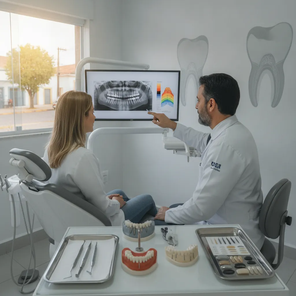 Exames antes do implante dentário em Caçador SC: guia