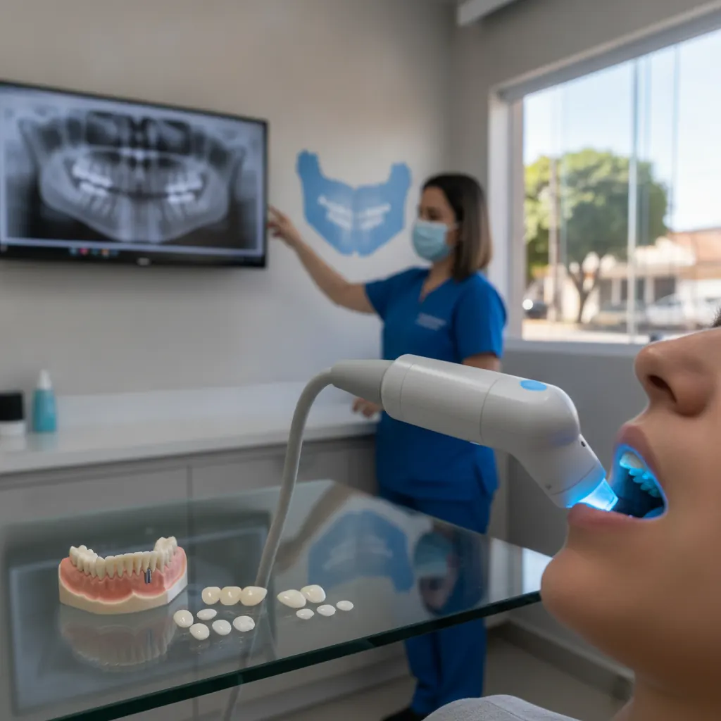 Exames antes do implante dentário em Caçador SC: guia