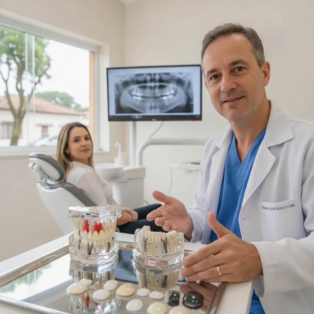 Implante Dentário com Gengivite Tratada é Possível em Caçador SC